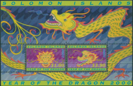Solomon Islands 2000 SG968 Chinese Year Of The Dragon MS MNH - Solomon Islands (1978-...)