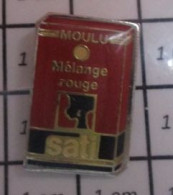 912E Pin's Pins / Beau Et Rare / THEME : BOISSONS / CAFE SATI MOULU MELANGE ROUGE - Boissons