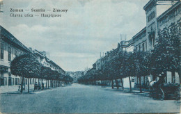 Postcard Serbia Zemun Glavna Ulica - Serbien