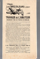 "tous Les Bricoleurs Lisent LES TRAVAUX DE L'AMATEUR  (PPP47343) - Advertising
