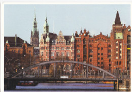Hamburg - Speicherstadt Und Rathaus-Turm - Autres & Non Classés