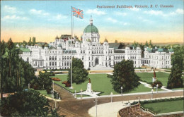 11248293 Victoria British Columbia Parliament Buildings Fahne Victoria - Zonder Classificatie