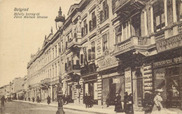 Postcard Serbia Belgrade Furst Michael Strasse - Serbien