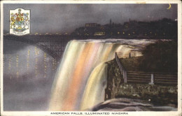 11248278 Niagara Falls Ontario American Falls Illuminated Wappen  - Unclassified