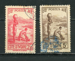 COTE D'IVOIRE (RF) - RAPIDE - N° Yt 130+161 Obli. - Used Stamps