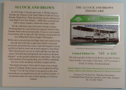 UK - BT - L&G - Lcock & Brown - 1st Transatlantic Flight - 407A - Ltd Edition In Folder - 600ex - Mint - BT Edición General