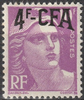 REUNION CFA Poste 296 * MLH Marianne De Gandon 1949-1952 (1949-1952) - Unused Stamps