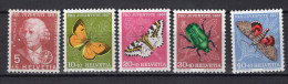 T3705 - SUISSE SWITZERLAND Yv N°597/601 ** Pro Juventute - Unused Stamps
