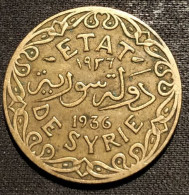 Pas Courant - SYRIE - SYRIA - 5 PIASTRES 1936 - KM 70 - Siria