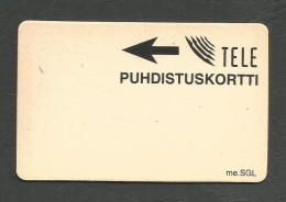 PAYPHONE CLEANING CARD  - TELE - FINLAND - - Finland