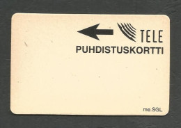 PAYPHONE CLEANING CARD  - TELE - FINLAND - - Finlande