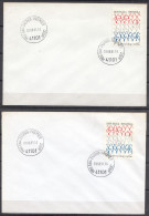 ⁕ CROATIA 1991 Hrvatska ⁕ Croatian Parliament, Charity Stamp, Mi.11 B + B ⁕ 2v First Day Cover / Premier Jour - Croatie