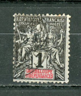GUADELOUPE - ALLÉGORIE  - N°Yt 27 Obli. - Used Stamps