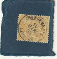///   FRANCE ///   TYPE SAGE  -- N° 92 Bistre Sur Jaune  LIMOGES CHARGEMENT - 1876-1898 Sage (Type II)