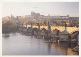 Tchécoslovaquie PRAGUE PONT CHARLES PHOTO MILAN KINCL PRAHA KARLŮV MOST A HRADČANY - Tchéquie