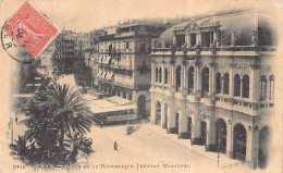 Algérie - ALGER - Place De La République - Théâtre Municipal - Grand Café D'Alger - Ed. A. Vollenweider 18 - Alger