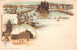 Suisse - Genève - Litho. - Multivues - Ed. H.Guggenheim  - Genève