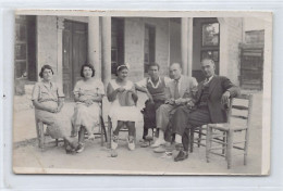 Liban - SOUK EL GHARB - Professeurs Et élèves De L'Ecole Américaine - CARTE PHOTO Datée Du 19 Septembre 1937 - Libano