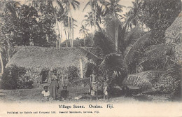 Fiji - OVALAU - Village Scene - Publ. Robbie And Company Ltd.  - Figi