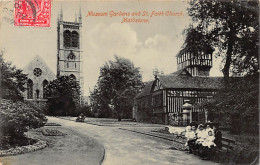 England - Kent - MAIDSTONE Museum Gardens And St Faith Church - Andere & Zonder Classificatie