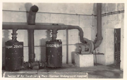 Jersey - German Undergroud Hospital - Section Of Air Conditioning Plant - REAL PHOTO - Publ. Unknwon  - Other & Unclassified