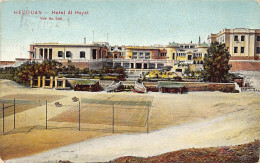 Egypt - HELWAN - The Tennis Court Of The Hotel Al Hayat, View From The South - Publ. Dr. Trenkler Co. Hel. 4 - Altri & Non Classificati