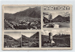 MARTIGNY (VS) Carte Multi-Vues - Ed. Sartori  - Martigny