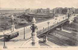 Belgique - MOLENBEEK (Brux.-Cap.) Boulevard Du Jubilé - Pont Monumental - Tram - Ed. Henri Georges 204 - St-Jans-Molenbeek - Molenbeek-St-Jean