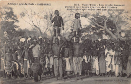 Haute Guinée - Tam-tam, Les Griots Portant Des Fillettes Costumées - Ed. Fortier 1114 - Guinea