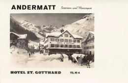 ANDERMATT (UR) Hotel St. Gotthard - Verlag Unbekannt  - Andermatt