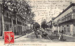 CHLEF Orléansville - La Rue D'Isly Et L'Hôtel De France - Chlef (Orléansville)