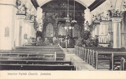 Jamaica - KINGSTON - Interior Parish Church - Publ. H. S. Duperly  - Giamaica