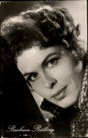 Sammelbild Schauspielerin Barbara Rütting, Portrait, Autogramm - Unclassified