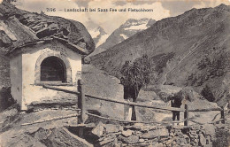 Schweiz - SAAS FEE (VS) Landschaft Und Fletschhorn - Verlag C.P.N. 2196 - Saas-Fee