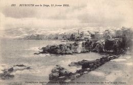 Liban - BEYROUTH - Sous La Neige, Le 11 Février 1920 - Ed. Bonfils - Guiragossian 181 - Libano