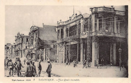 Greece - SALONICA - The Quays After The Great Fire - Publ. Lévy 8 - Greece