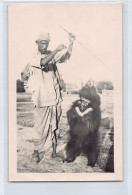 India - Bear Leader - Dancing Bear - REAL PHOTO - Publ. Unknown  - Indien