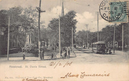Canada - MONTREAL St. Denis Street - Tramway 472 - Ed. Illustrated Post Card Co. 354 - Montreal