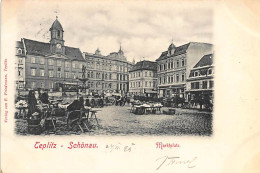 Czech Rep. - Teplice - The Market Square.  - Tchéquie