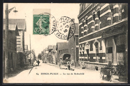 CPA Berck-Plage, La Rue De Rothschild  - Berck