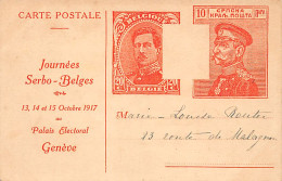 GENÈVE - Journées Serbo-Belges 13, 14 Et 15 Octobre 1917 Au Palais Electoral - Ed. Inconnu  - Genève