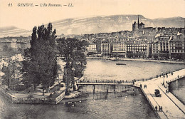 GENÈVE - L'Ile Rousseau - Ed. LL Levy 11 - Genève
