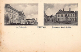 België - KORTRIJK (W. Vl.) Le Tribunal - Monument Louis Robbe - Kortrijk