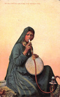 Egypt - Young Native Woman Smoking The Water Pipe - Hookah - Publ. Lichtenstern & Harari 49 - Autres & Non Classés