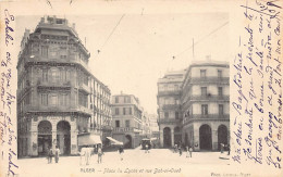 Algérie - ALGER - Place Du Lycée Et Rue Bab-el-Oued - Bar Du Génie - Ed. Photo Leroux 191 - Algiers