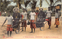 Congo - BRAZZAVILLE - Les Deux Frères, Monseigneur Augouard Et Guichard, En Pousse-pousse - Ed. Guichard 9 - Brazzaville