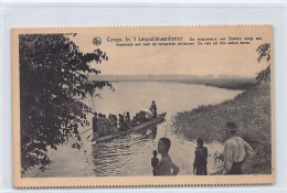 CONGO KINSHASA - Lac Léopold II (Lac Mai-Ndombe) - Le Missionnaire De Bokoro En Voyage Auprès Des Chrétiens Dispersés - Belgisch-Kongo