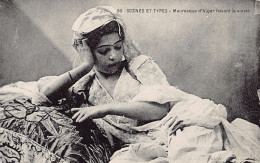 ALGÉRIE - Mauresque D'Alger Faisant La Sieste - Ed. Coll. Id. P.S. 90 - Frauen