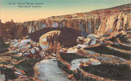 Lebanon - Natural Bridge - Publ. Sarrafian Bros. 351 - Libano