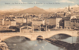 Suisse - GENÈVE - Le Pont De La Coulouvrenière, Le Mont-Blanc Et Les Alpes De Savoie - Ed. Saschnegg & Co. 6256 - Genève